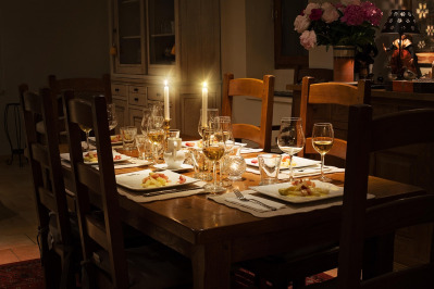 dining table set wood modern